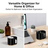 PENGARO Cotton Pad and Swab Holder, Q tip Holder Round