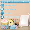 Dusting Boby Powder Puffs and Container for Women Baby, 3.15in
