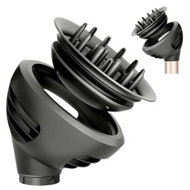 Marca® Difusor de Onda y Rizo para Dyson Airwrap HS01/HS05/HS08, Accesorio con Modo Cúpula y Difusión, Ideal para Definir Rizos, Controlar Frizz y Añadir Volumen al Cabello Ondulado