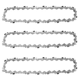 JUUDDENPARTS 3Pcs Pole Saw Chain 3/8" LP Pitch, 0.050" (1.3 mm) Gauge for 8" (20cm) Bar, 33 Drive Links Low Kickback Chain, Replacement for Titan TTL650GDO