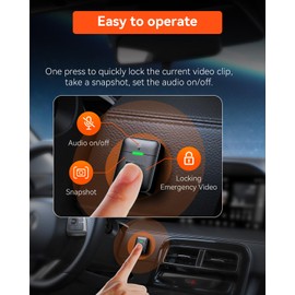 VANTRUE Wireless Remote Controller for N5, N4 Pro, N2X, S1Pro, E1, E2, E3 Dash Cam to Lock the Video, Snapshot and Turn on Microphone on/off