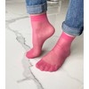 MALVA Sheer Ankle Socks Thin Nylon Ankle Hosiery Socks Short
