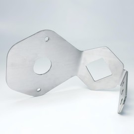 Universal Fit Watermelon Light Mirror Turn Signal Bracket, 2PCS Stainless Steel Angled Holder for Truck - Light Not Included