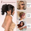 High Ponytail Extension Tie-up Short 30cm Wavy Pony Tail Hairpiece
