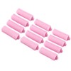 12Pcs Foam Sponge Hair Rollers, Blue Hair Curlers Bouncy Curls