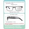 LianSan 2Pack Progressive Multifocus Reading Glasses - for Men Women,No-Line