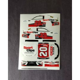 Lionel 2020 Custom Erik Jones #20 SportClips 1/64 Peel & Stick Decals