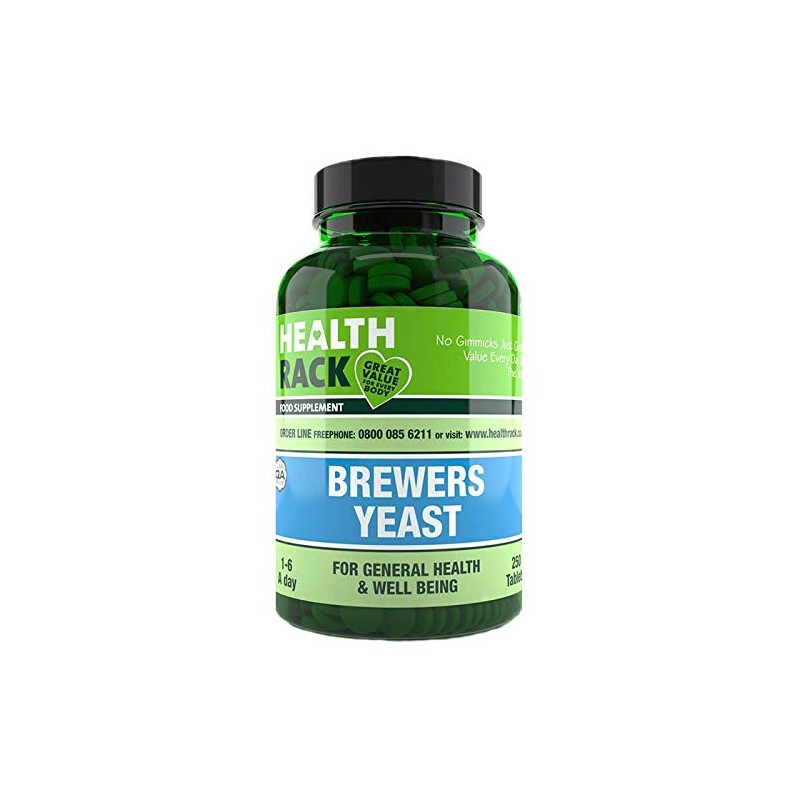 Brewers Yeast 500mg 180 Vegan Tablets, Natural Source of B-Vitamins,