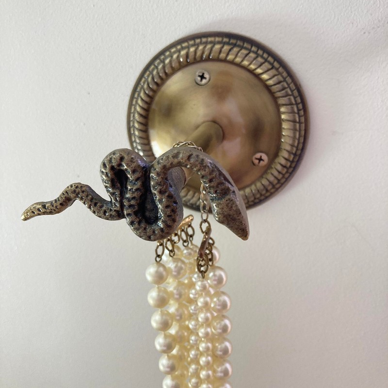 Animal Hook, Curtain Hold Back, Tie Back, Jewellery Hook, Antique