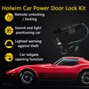 Holwim Universal Car Power Door Lock Kit with 4Pcs 12V