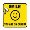 AK- Smile When u See... You're On Camera Sign Stickers