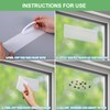 80 Pack Window Fly Traps Sticky,Clear Fly Paper Indoor for
