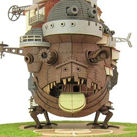 Sankei (さんけい) Miniature Art Kit Studio Ghibli Series Howl's Moving Castle Howl's Castle Non-Scale Papercraft MK07-21