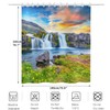 ASDCXZ Shower Curtain 180x200 cm, Natural Landscape Mountains and Rivers