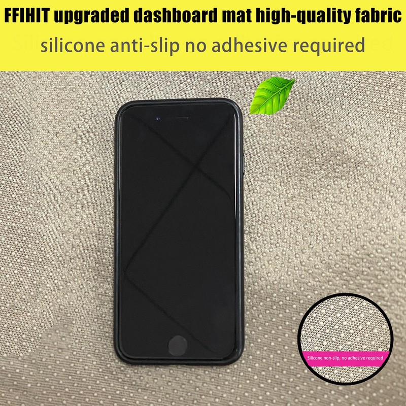 FFIHTY Upgraded Dashboard Mat for 2022-2025 Ford Maverick Polyester Dashboard