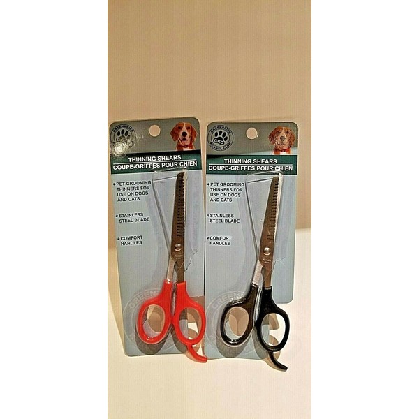 1-Dog Thinning Shears by Greenbrier Kennel Club Scissors ~ Pet Fur Grooming Care