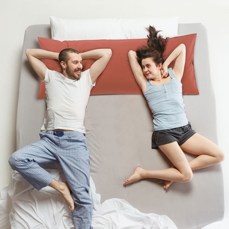 sourcing map Body Pillow Case, Microfiber Pillowcases Weave for 90