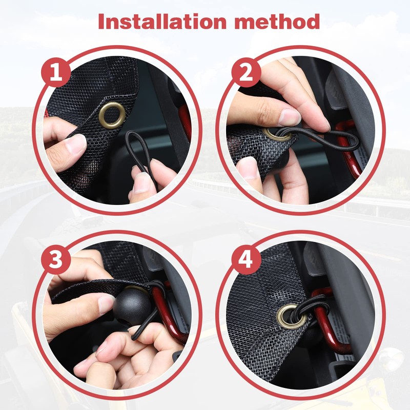 PDKLIN - Parasol de techo para Jeep JK, JKU de