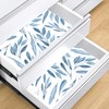 Self Adhesive Drawer Liner Shelf Blue Contact Paper 17.3in x16.4ft