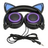 Cat Ear Wired Headphone Noise Reduction Cute Kids Cartoon Headset
