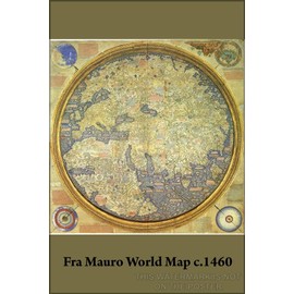 24"x36" Gallery Poster, Fra Mauro World map c1460