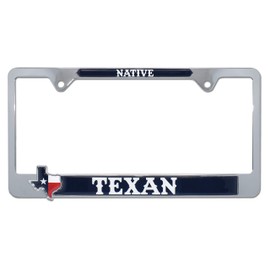 Elektroplate Native Texan Metal License Plate Frame