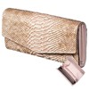 [VOICE] Align Italy Atema Company Cowhide Anaconda Diamantina Women's Flap