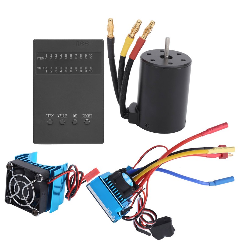 3650 Motor 2300KV+ 120A Brushless ESC + Program Card +