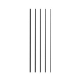 Boxonly - Varillas redondas de acero inoxidable 304 de 2,5 mm x 300 mm, barra redonda sólida, 10 unidades
