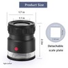 Amoper 30X Loupe Magnifier, USB Rechargeable 8 Lights Portable Eye