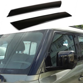 e-power-auto-Trim Gloss Black for Land Rover Defender 2020-22 Front Windshield A Pillar Trim Cover
