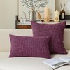 Kevin Textile Star Faux Linen Square Solid Pillow Case for