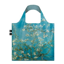 LOQI VAN GOGH Almond Blossom Bag Travel Tote, 50 cm, 15 liters, Blue (Almond Blossom)