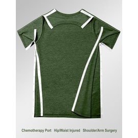 Post Surgery Shirts for Men Women After Shoulder Surgery Shirts -Post Shoulder Surgery Shirts for Men Women (X-Large, Army Green-80)