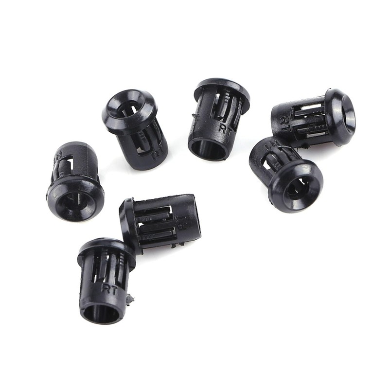 Kodrily 50Pcs 3mm LED Holder Black, Nylon LED Lamp Holders