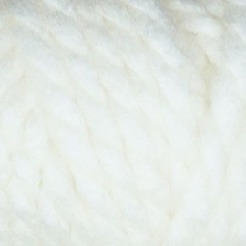 Estako Cozy Thick & Quick Yarn (4 Skeins Pack) 20% Wool 80% Acrylic Soft Super Bulky Weight #6 Knitting and Crocheting Yarn (4 x 3.52 Oz) / (4 x 65 Yrds) (50187-White)