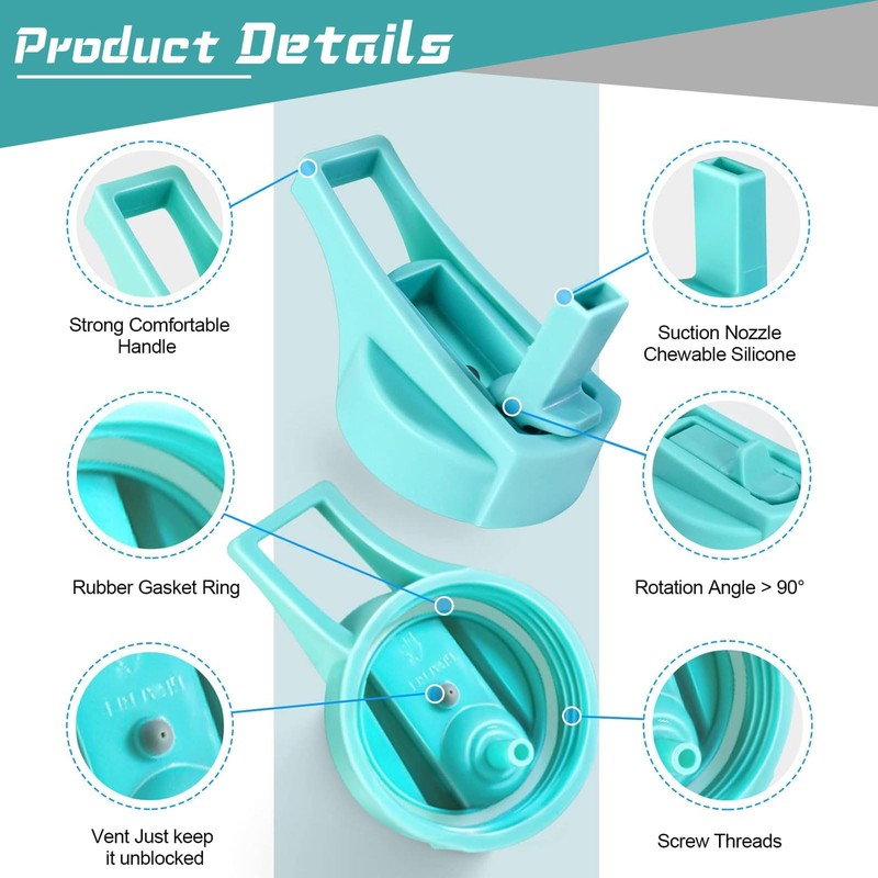 KUBDPQOR Premium Straw Lid Cap Compatible with A Must-Have for