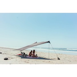 Neso Tents Grande Beach Tent, 7ft Tall, 9 x 9ft, Reinforced Corners and Cooler Pocket(Black)