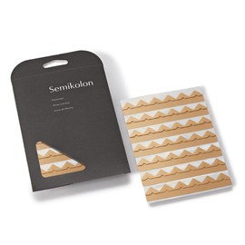 Semikolon - 252 Count Self-Adhesive Acid Free Photo Corners for Albums and Scrapbooks, Kraft