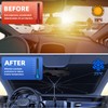 Sonnenschutz Auto Frontscheibe, Faltbarer Auto Windschutzscheibe Sonnenschutz Regenschirm, UV-Schutz Auto