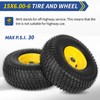 GICOOL 15x6.00-6nhs Lawn Mower Tire Assembly, 15x6-6 Riding Lawnmowers and