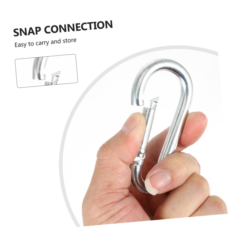 Mipcase 2 Pcs Heavy Duty Carabiner Hooks with Steel Bearing