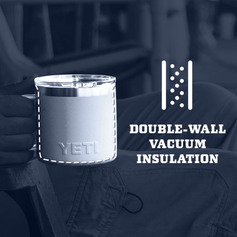 YETI Stainless Steel Rambler Drinking_Cup, Vacuum Insulated, with MagSlider Lid,
