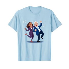 Harris Walz 2024 Election Kamala Harris Tim Waltz Dancing T-Shirt