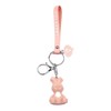 Makio Fun Animal Keychain with Metal Ring and Carabiner Carry