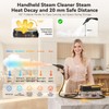 Steam Cleaner, 3 Level Adjustable Handle with 15 Accessories