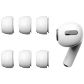 ALXCD Ear Tips Eartips Compatible with AirPods Pro 2 Earbuds, Small Size Silicone Earbud Tips Ear Gel, Compatible with AirPods Pro, 3 Pairs White S