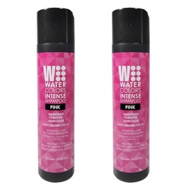 Watercolors Intense Color Shampoo by Tressa, Maintains & Creates Haircolor, 8.5oz, Pack of 2 (Pink)