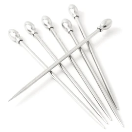 Prodyne 17474 Classic Martini Picks (Set of 6), Metallic
