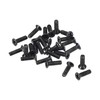 sourcing map M3 x 10mm Phillips Screw Fastener Black for